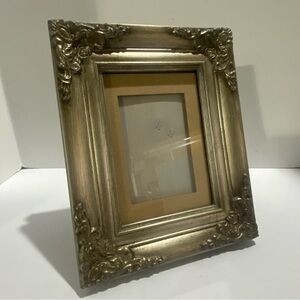 Green Tree Gallery Ornate Picture Frame Gold / Platinum 5x7 Photo Baroque VTG